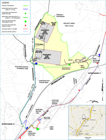 Nid-Atlantic Advanced Manufacturing Center detailed site map