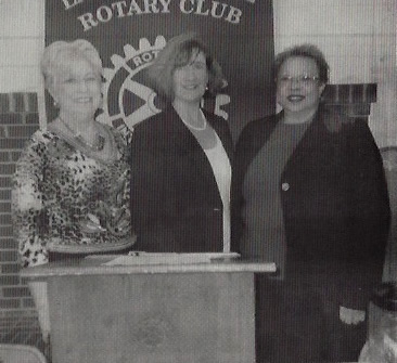 Virginia's Growth Alliance Executive Director Sherry Swinson is introduced at the Lawrenceville Rotary Club